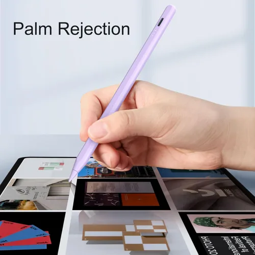Miniatura 6 de Lápiz óptico para iPad, carga rápida de 13 minutos para Apple iPad Pencil con rechazo de palma, compatible iPad Air 3/4/5/6 2018-2024, iPad Mini