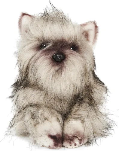 Bearington Terri Cairn Terrier Animal de Peluche - 13" Perro de Peluche Realista con Pelo Suave y Detalles Realistas - Peluche Tierno de Cachorro
