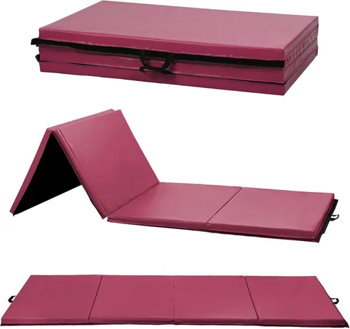 Miniatura 20 de Tapete de yoga grueso de 2 pulgadas para gimnasio en casa, ejercicio, gimnasia, volteras, pilates, equipo de danza, tapete de juego de espuma