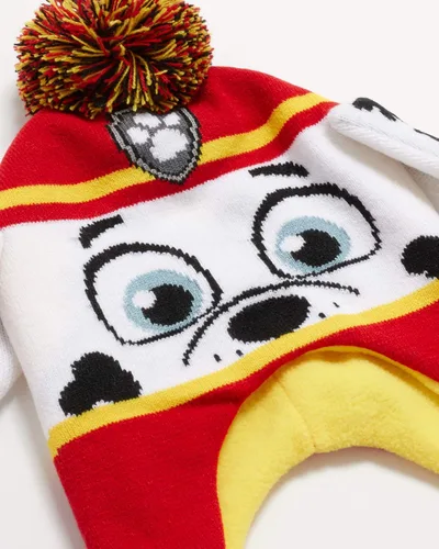 Miniatura 3 de Nickelodeon Sombrero de invierno de Paw Patrol para niños, 2 pares de guantes o mitones (niñosniños pequeños)