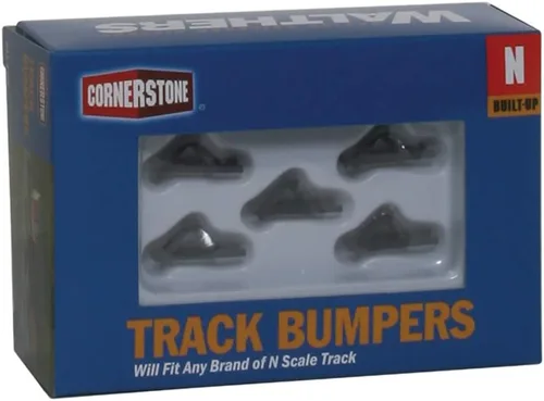 Miniatura 5 de Walthers, Inc. ups - Parachoques de pista, gris oscuro, 8