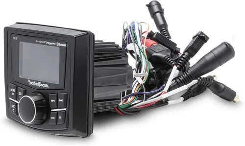 Miniatura 2 de Rockford Fosgate PMX-3, receptor de medios digitales compacto con pantalla de 2.7