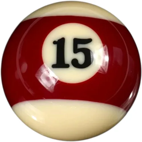 Miniatura 8 de Empire USA Bola de billar de repuesto #1-15, bola de billar de 2-1/4 pulgadas (2.25 pulgadas), tamaño estándar americano, accesorios para mesa