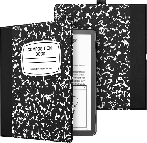 Miniatura 14 de Fintie Slimshell - Funda para Kindle Scribe de 10.2 pulgadas (versión 2024/2022) – Funda delgada y ligera de piel sintética de alta calidad, apagado