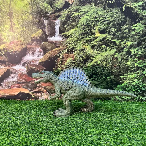 Miniatura 6 de EKU Juguetes de Dinosaurio Chomp Action Mosasaurus Spinosaurus Toy, Cabeza Móvil Movimiento de Ataque Parasaurolophus Figuras de Acción Realistas