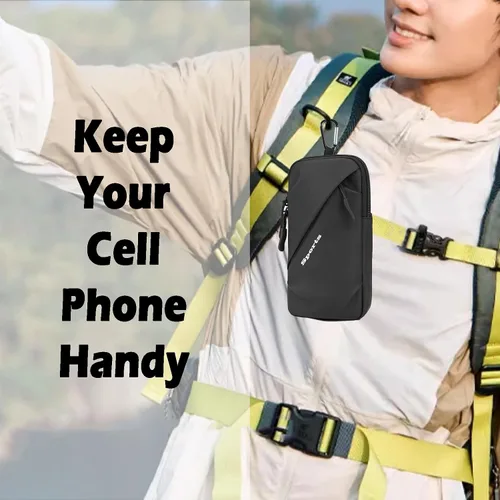 Miniatura 3 de Prime Comfort Funda para teléfono celular con correa cruzada ajustable, cordón para el cuello y correa para la muñeca, soporte para teléfono celular
