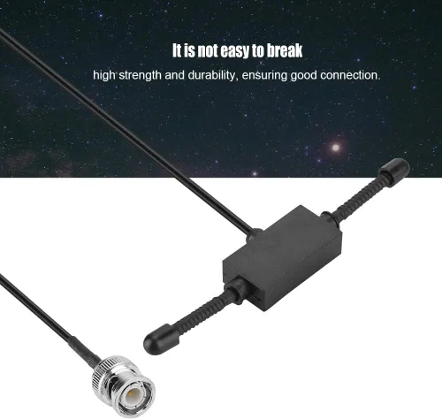 Miniatura 3 de Antena móvil del escáner, soporte de cristal de la antena del escáner de radio masculino BNC 30MHz - 1200MHz 3dB con el conector BNC para dos radios