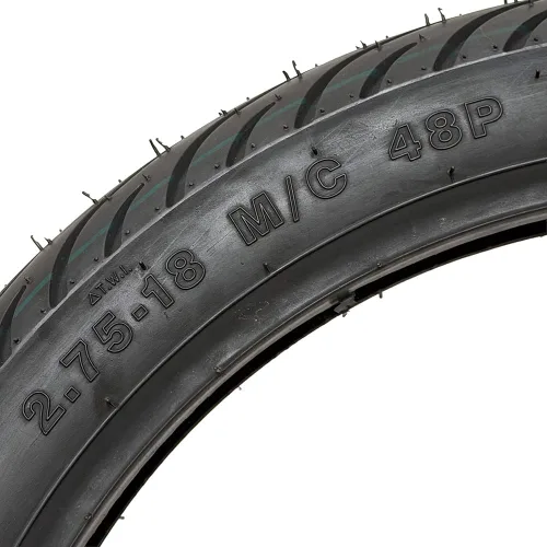 Miniatura 5 de Neumático sin cámara MMG para motocicleta, tamaño 2.75-18, deportivo, para Honda CB125S, Suzuki GN125E, Yamaha RD200