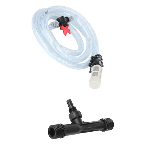 Miniatura 9 de Venturi - Kit de inyector de fertilizante de 1 pulgada, sistema de riego por goteo eficiente con tubo de agua para césped, jardín, invernadero