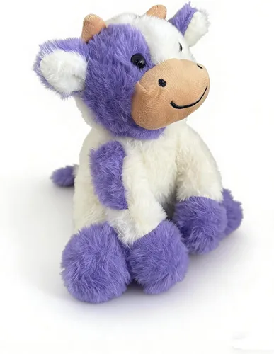 Miniatura 9 de YUKOUQIAN Peluche de vaca de 11.8 pulgadas para niñas y niños de Navidad (vaca sentada de 11.8 pulgadas)