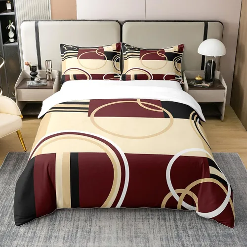 Miniatura 26 de Erosebridal Bohemian 100% Natural Cotton Duvet Cover Twin Country Southwestern Bedding Set Boho Aztec Arrows Diamond Comforter Cover Black Gray