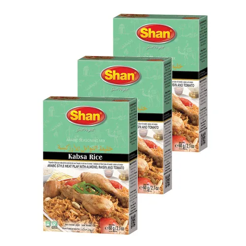 Miniatura 140 de Shan Korma Recipe and Seasoning Mix 1.76 oz (50g) - Spice Powder for Traditional Meat in Yogurt Sauce - Suitable for Vegetarians - Airtight Bag in a