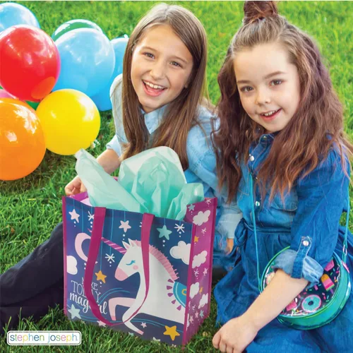 Miniatura 4 de Stephen Joseph Bolsas de regalo recicladas grandes para niños, Tiburón