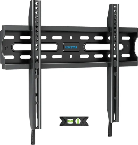 Soporte de pared fijo para TV para la mayoría de pantallas de 26 a 60 pulgadas, soporte de TV de perfil bajo con bloqueo de liberación rápida,