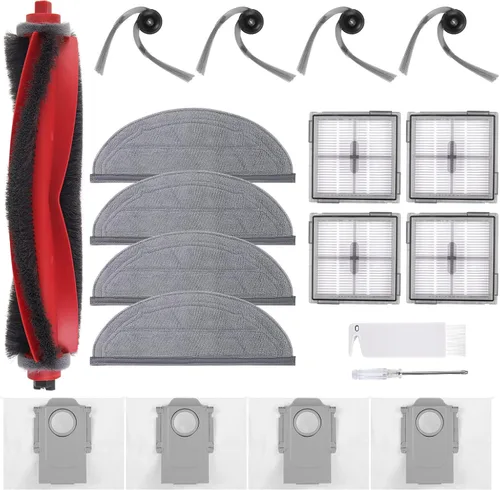 Miniatura 13 de VIEWALL Q7M5 - Kit de accesorios de repuesto para aspiradora robot Roborock Q7 M5/M5+, Q7 L5/L5+ Plus, 1 cepillo principal, 4 filtros HEPA, 4