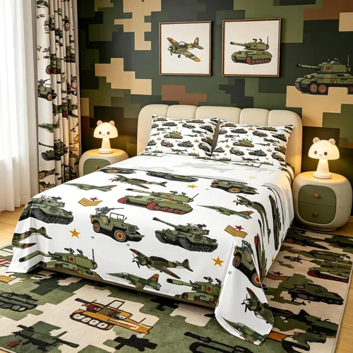 Miniatura 45 de Manfei Juego de sábanas de baloncesto para niños, tamaño individual, juego de ropa de cama temática deportiva para decoración de habitación de niños