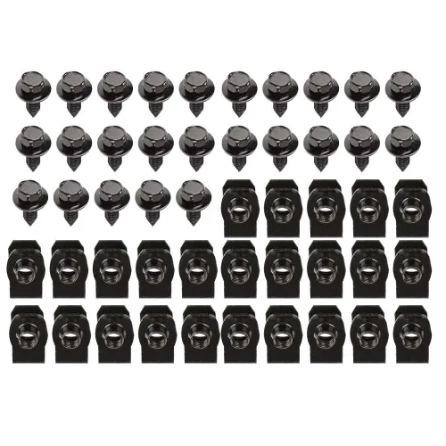 Miniatura 9 de G-PLUS Pernos de guardabarros y tuercas en U 5/16-18 x 7/8" x 3/4" arandela 1/2" cabeza hexagonal 50 piezas