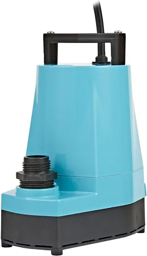 Miniatura 2 de Little Giant 5-MSP 115-Volt 1/6 HP, 1200 GPH Bomba de aluminio manual, cable de 25 pies, azul, 505025