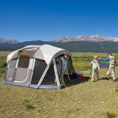 Miniatura 3 de Coleman WeatherMaster Camping Tent with Screened Porch, Weatherproof Tent with Screen Room, Rainfly & Carry Bag Included, Made Without PFAS Chemicals