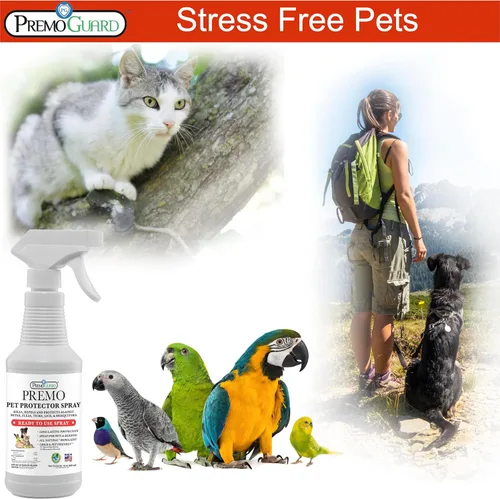 Miniatura 6 de Premo Guard Spray protector para mascotas, 32 onzas, mata ácaros, pulgas, garrapatas y mosquitos, para perros, gatos y el hogar, aceites naturales a