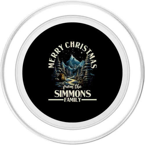 Miniatura 2 de Simmons Family Christmas Party Costume Group Matching Xmas PopSockets MagSafe PopGrip for iPhone