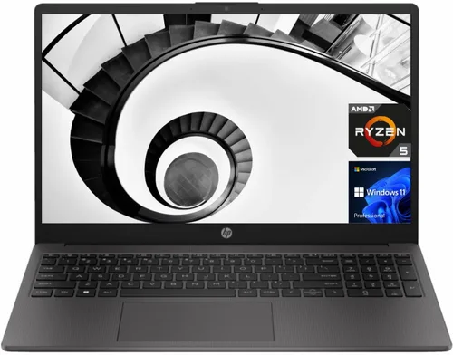 HP Portátil empresarial 255 G10, pantalla FHD de 15.6 pulgadas, AMD Ryzen 5 7530U, 32 GB de RAM, SSD PCIe de 1 TB, teclado numérico, cámara web,