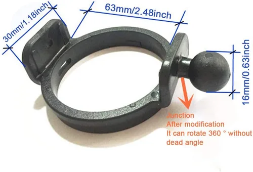 Miniatura 7 de Kakalote Soporte universal para coche - Soporte y soporte para cámaras de salpicadero, se adapta a la mayoría de los modelos (negro)