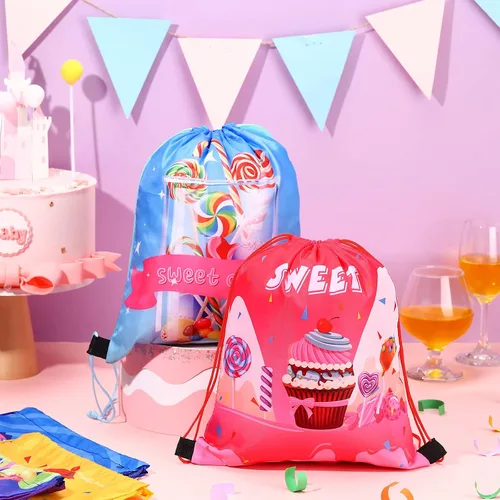 Miniatura 29 de Sweetude 24 bolsas de regalo de fiesta Let's Glow con cordón, decoración para niñas, niños, cumpleaños, bodas, fiestas