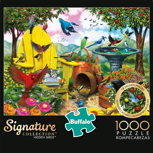 Miniatura 2 de Buffalo Games - Hidden Birds - Rompecabezas de 1000 piezas