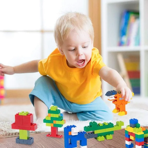 Miniatura 5 de Lekebaby Juego clásico de ladrillos de construcción de 1500 piezas para niños, juego creativo, compatible con todas las principales marcas, juguete