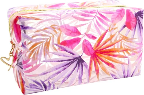 Miniatura 9 de Pequeña bolsa de cosméticos, bolsa de maquillaje transparente para la escuela, bonita bolsa de viaje para mujer, estuche organizador de maquillaje