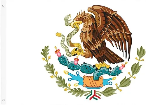 Miniatura 18 de Banderas de México 3x5 pies, bandera mexicana divertida para el hogar, patio, casa, jardín, banderas para fiestas navideñas, decoraciones interiores