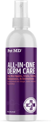 Miniatura 9 de Pet MD Cuidado Derm Care todo en uno – Spray de ácido hipocloroso para perros y todas las mascotas – Chupete de piel para perros y heridas