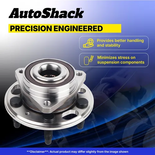 Miniatura 5 de AutoShack - Conjunto de cojinete de cubo de rueda delantera, lado del conductor o del pasajero para Jeep, Cherokee 2014-2023, 4WD AWD FWD L4 2.0L