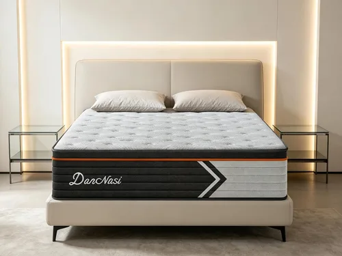Miniatura 31 de Colchón tamaño individual de 10 pulgadas en una caja, espuma viscoelástica híbrida y resortes embolsados, 7 zonas para dormir de espalda y de lado