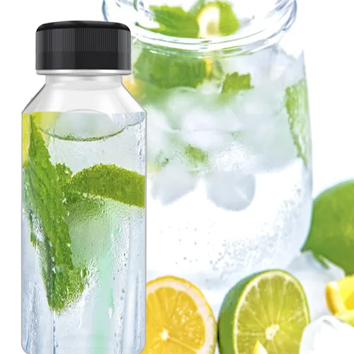 Miniatura 3 de XYSMZM 8 botellas de jugo de 4 onzas, botellas de plástico con chupito de jengibre, a prueba de fugas, recipientes para bebidas para jugo, batido