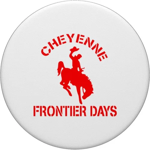 Miniatura 3 de Rodeo Wild Western Cheyenne Frontier Days - Camiseta PopSockets intercambiable PopGrip