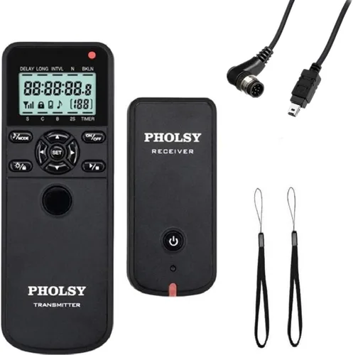 Miniatura 10 de PHOLSY Control remoto con temporizador de cámara con HDR compatible con Canon R100 R8 R6ii R7 R10 90D 250D 850D 6Dii 7Dii G1Xiii; para Olympus OM-1