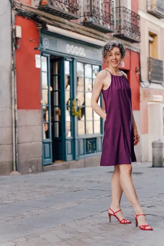 Miniatura 4 de Enmore Vestido halter + patrón de costura superior
