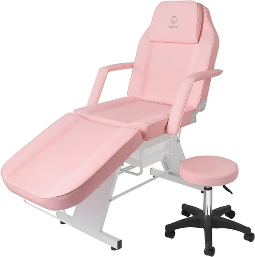 Miniatura 18 de Silla facial mesa de masaje de 73 pulgadas, cama de masaje multiusos de 3 secciones, silla de tatuaje profesional, equipo de spa para spa facial