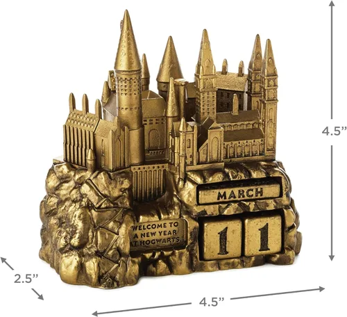 Miniatura 3 de Hallmark Calendario perpetuo de Harry Potter (Hogwarts), suministros de oficina, regalo para profesores, niños, jefe, asistente administrativo