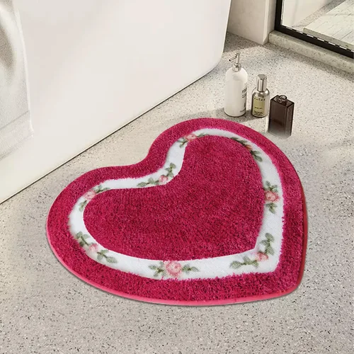 Miniatura 14 de Abreeze Alfombra rosa para sala de estar y dormitorio, antideslizante, ultrasuave, lavable y absorbente, 17.71x49.21 pulgadas, color azul