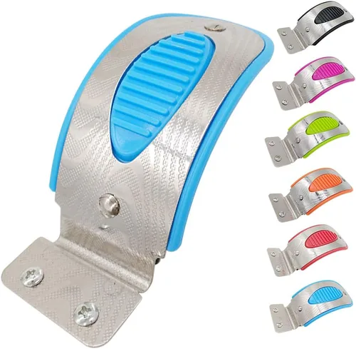 Piezas de freno de guardabarros de rueda trasera para 3 ruedas Kick Scooter Actualización Metal trasero Fender Brake Assembly (azul)