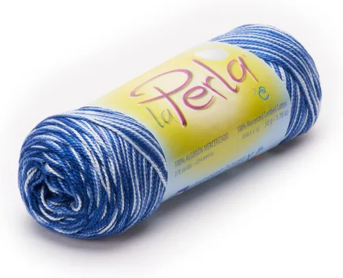 Miniatura 21 de LA Perla de Omega - Hilo Perle 100% algodón mercerizado ideal para ganchillo fino - Color: 01 - Blanco 601
