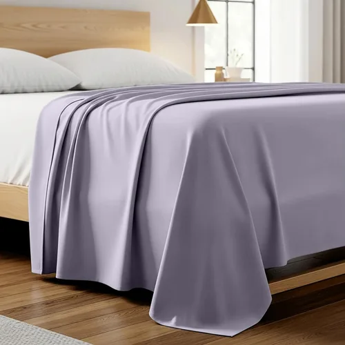Miniatura 31 de Mellanni Sábana plana tamaño California King – Ropa de cama de la Colección Icónica – Lujo de hotel, extra suave, refrescante, resistente a las 1455