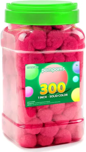 Miniatura 25 de Eppingwin 90 PCS Pompones Multicolores, Pompones Suaves de 1.5 Pulgadas para Manualidades, Colores Surtidos Pompones Grandes para Artes