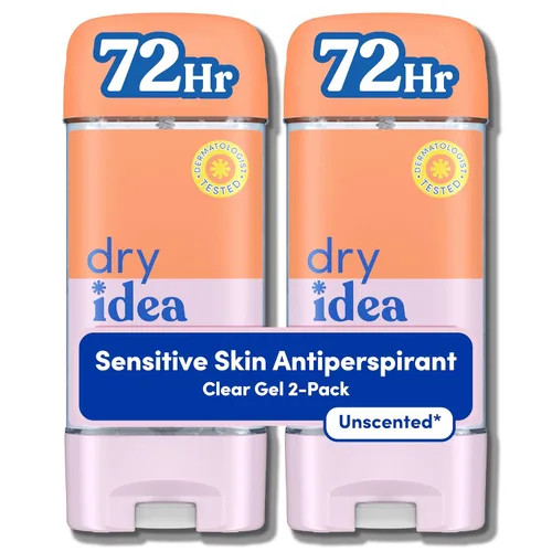Miniatura 12 de Dry Idea Desodorante de gel y antitranspirante para mujeres, hipoalergénico para pieles sensibles, protección 2 veces más larga contra el sudor