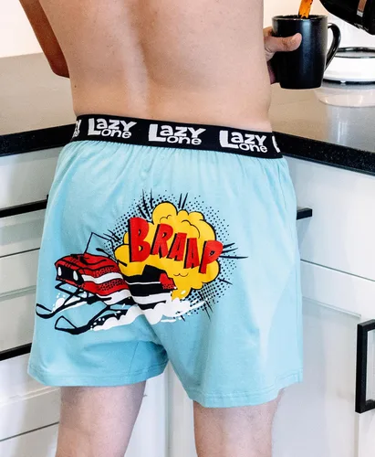 Miniatura 119 de Lazy One Divertidos boxers de animales, ropa interior humorística, novedosos pantalones cortos, regalos de broma para hombres