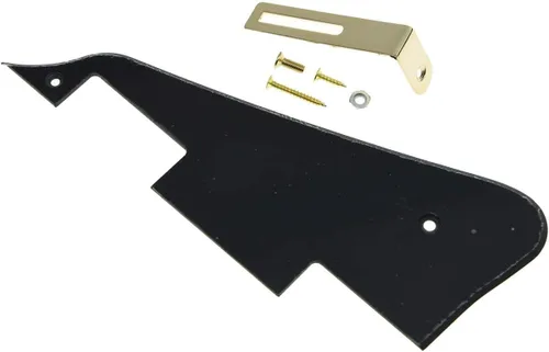 Miniatura 39 de KAISH Golpeador de guitarra LP blanco envejecido de 3 capas con soporte cromado para Epiphone Les Paul