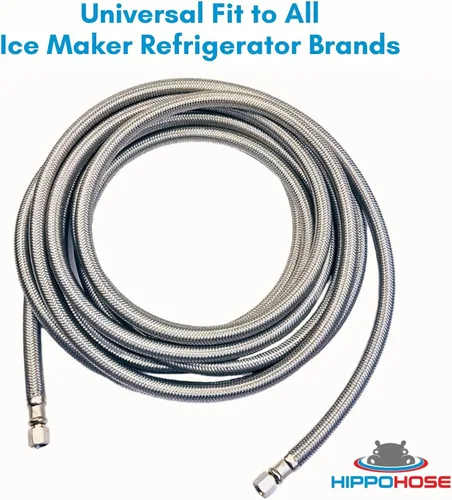 Miniatura 2 de Manguera para máquina de hielo para refrigerador (20 pies), ajuste universal para todas las marcas de refrigeradores, línea de suministro de agua